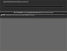 Tablet Screenshot of ganhedinheiroonline.com.br